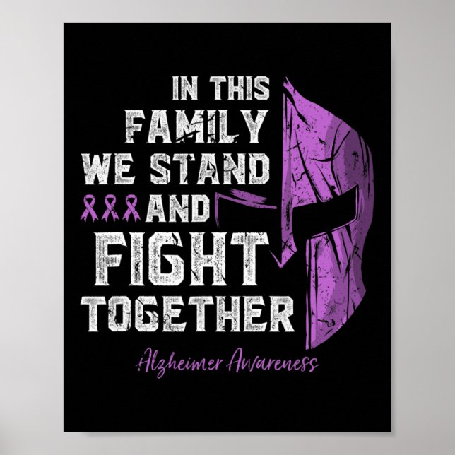 Affiche Maladie Soutien familial Sensibilisation Guerrier  (Devant)