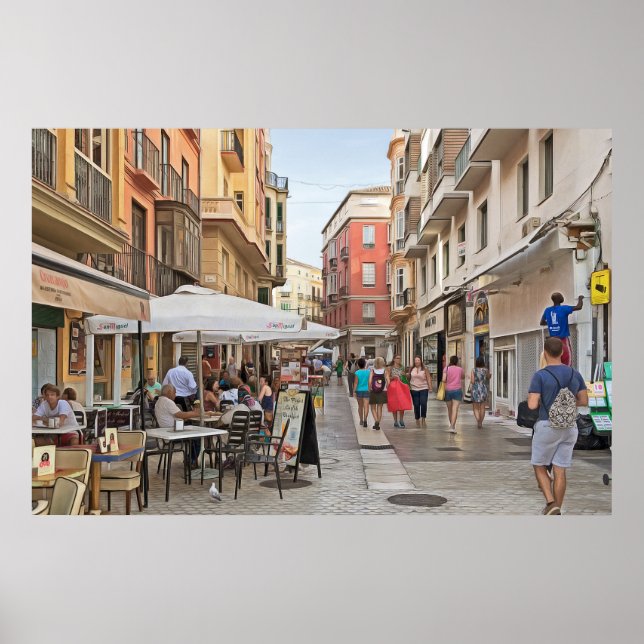 Affiche Malaga. n° 23. (Devant)