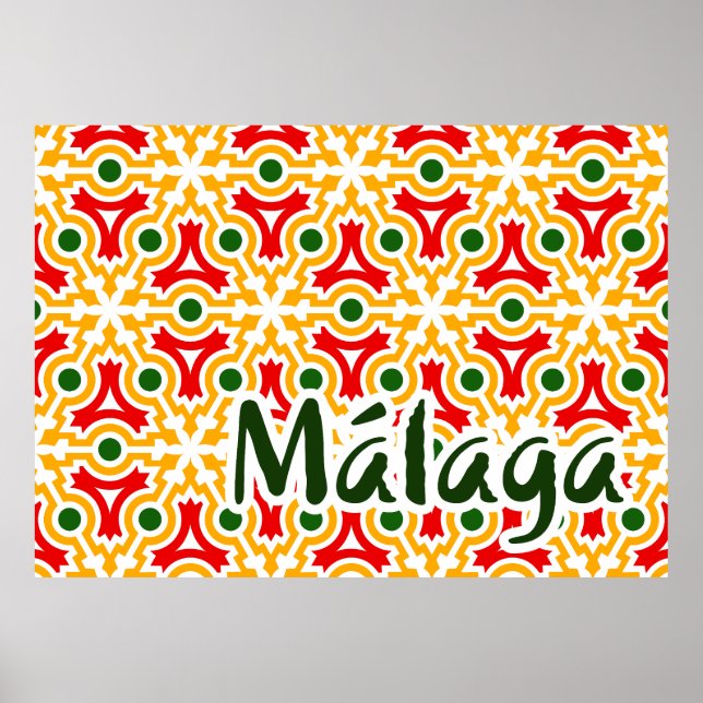 Affiche Malaga street walls 1 (Devant)