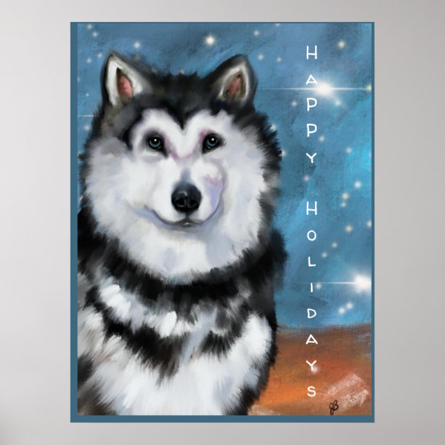 Affiche Malamute d'Alaska (Devant)