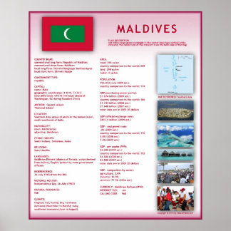 Affiche Maldives