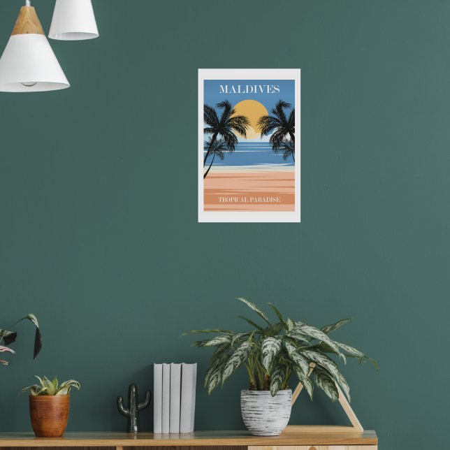 Affiche Maldives, Tropical Paradise (Salon 1)