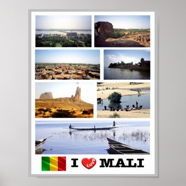 Affiche Mali - I Love - (Devant)