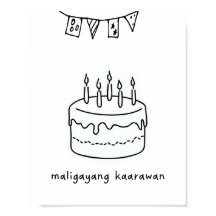 Maligayang Kaarawan Philippines Cadeau Anniversair