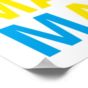 Affiche MALMO Swedish Flag