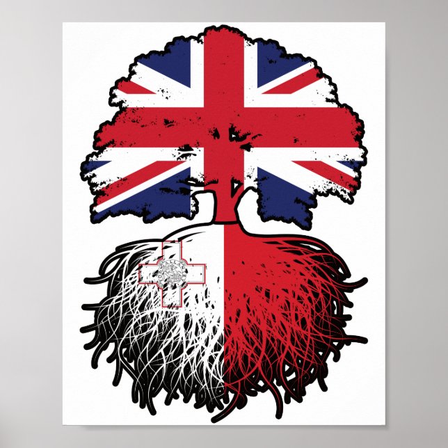 Affiche Malte Maltese Royaume-Uni Royaume-Uni Royaume-Uni (Devant)