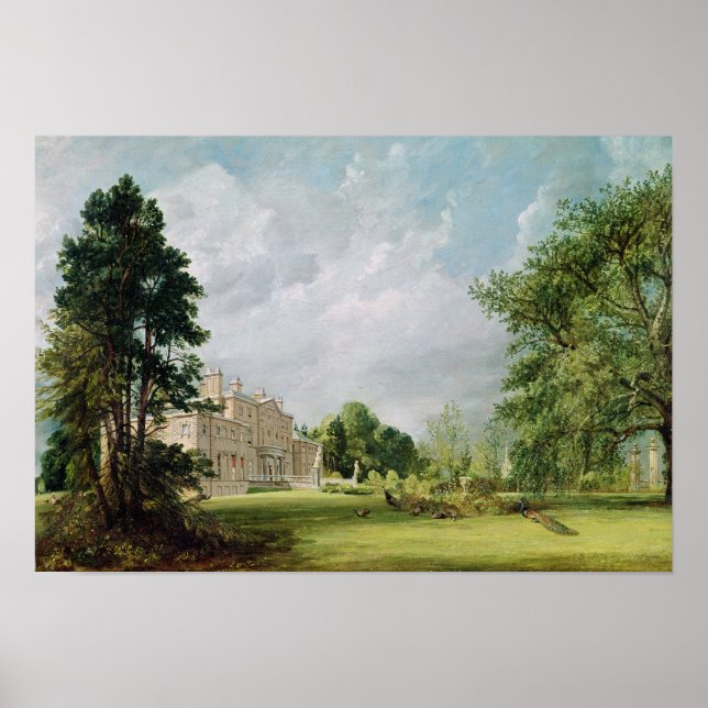 Affiche Malvern Hall, Warwickshire, 1821 (Devant)