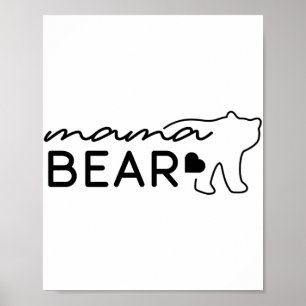 Affiche Mama Bear Png JPG Pdf Files, Mama Bear Bear