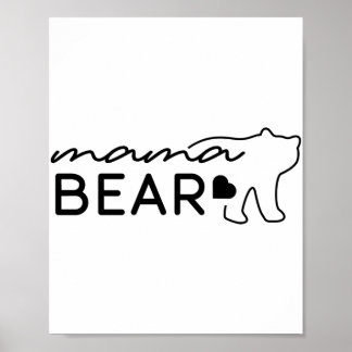 Affiche Mama Bear Png JPG Pdf Files, Mama Bear Bear