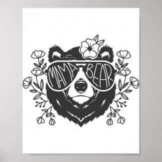 Affiche Mama Bear Png JPG Pdf Files, Mama Bear Bear