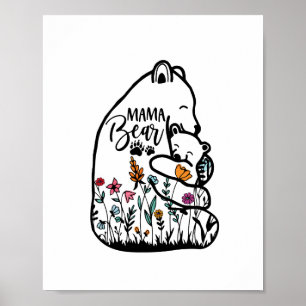 Affiche Mama Bear Png JPG Pdf Files, Mama Bear Bear