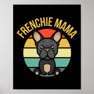 Affiche Mama Chien Maman Cadeaux Pour Les Femmes Fun Graph