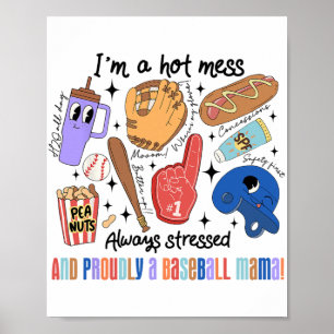 Affiche Mama Jeu Vibes Fête des mères Fête des femmes Base