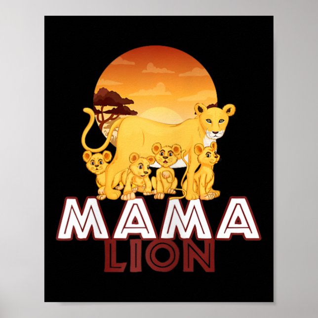 Affiche Mama Lion (Devant)