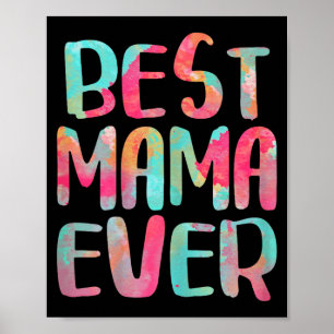 Affiche Mama pour toujours femmes journée des mamans
