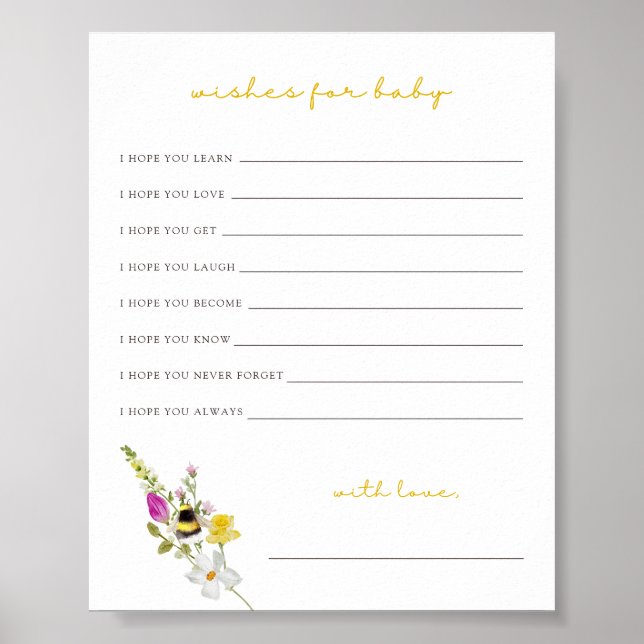 Affiche Mama to Bee Wives for Baby Card (Devant)