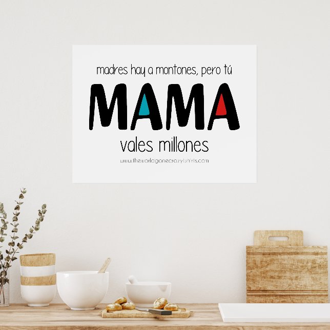 Affiche Mama vales millones (Cuisine)