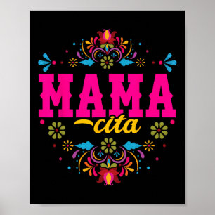 Affiche Mamacita Première Fête d'Anniversaire Pour Femmes 