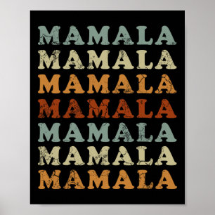 Affiche Mamala Kamala Harris 24 Démocrate