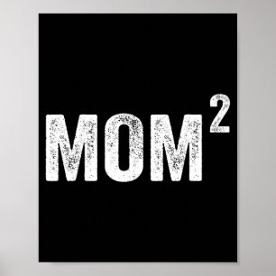 Affiche Maman2 maman de 2 enfants garçons filles mère