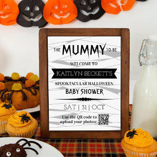 Affiche Maman à être   Accueil du Baby shower d'Halloween
