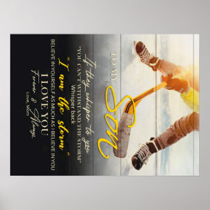 Affiche Maman À mon Fils Cadeau, Son Idée Cadeau Anniversa