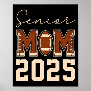 Affiche Maman aînée 2025 Maman de football Cl de 2025 Dipl