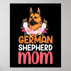 Affiche Maman Allemand Shepard Berger Chien