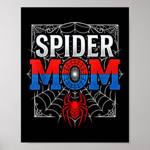 Affiche Maman araignée tenue assortie famille drôle fête d
