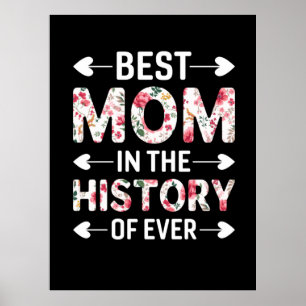 Affiche Maman Art Best Maman Dans L'Histoire