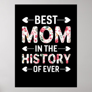 Affiche Maman Art Best Maman Dans L'Histoire