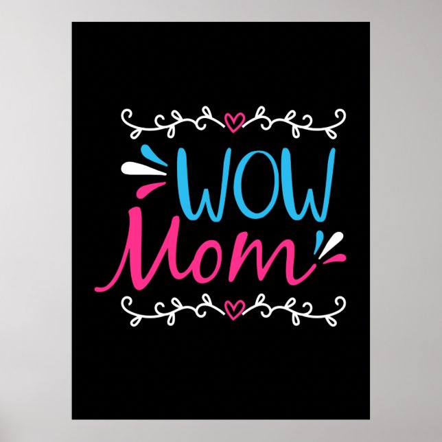Affiche Maman Art Wow maman (Devant)