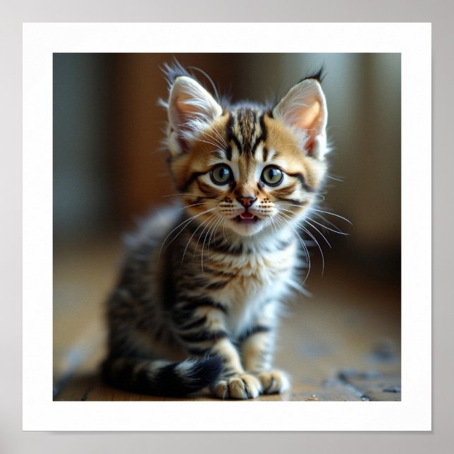 Affiche Maman au chat (Devant)
