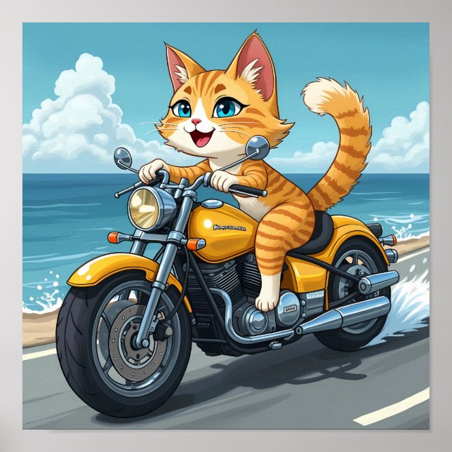 Affiche Maman au chat (Devant)