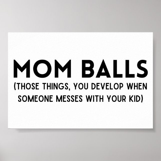 Affiche Maman Balls (Devant)