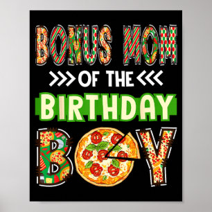 Affiche Maman bonus du garçon anniversaire garçon amateur 