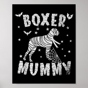 Affiche Maman Boxer - Halloween