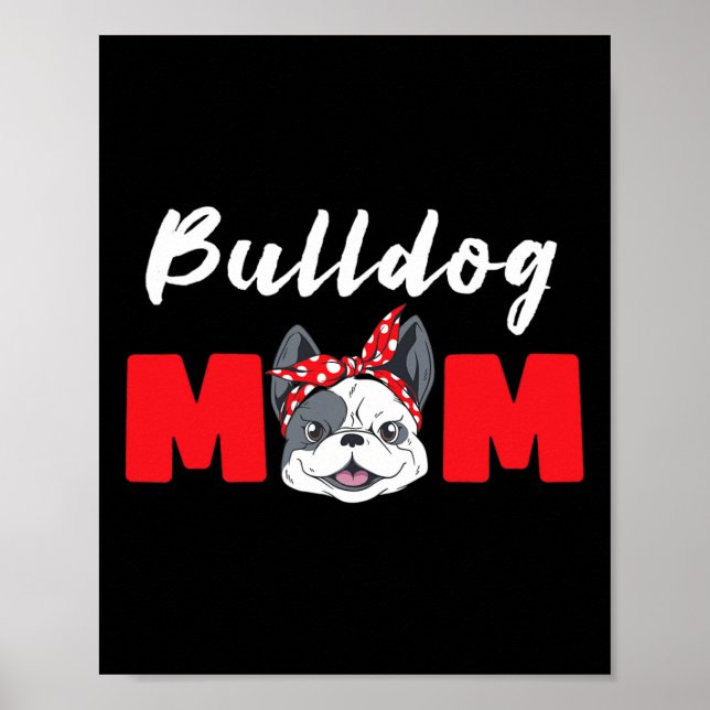Affiche Maman - Bulldog (Devant)