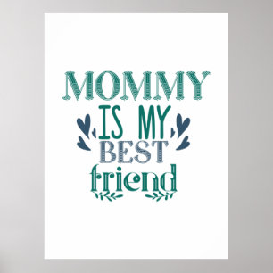 Affiche Maman Cadeau Couple Est Mon Meilleur Ami