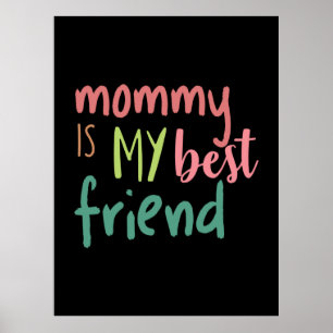 Affiche Maman Cadeau Couple Est Mon Meilleur Ami