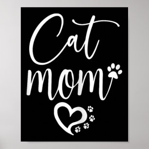 Affiche Maman chat