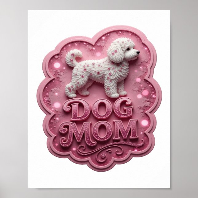 Affiche Maman Chien Rose Edgey (Devant)