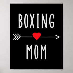 Affiche Maman de boxe drôle de boxe féminine Mma Muay Thai