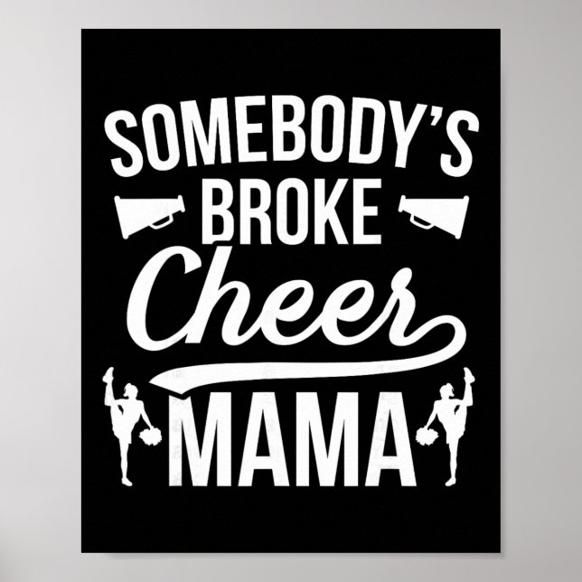 Affiche Maman de Cheerleader à l'Esprit Cassé Maman de Che (Devant)