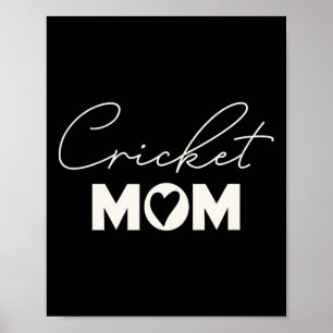 Affiche Maman de cricket mignonne pour la fête des Mères