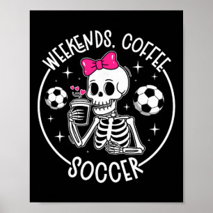 Affiche Maman de foot du week-end café maman d'un joueur d