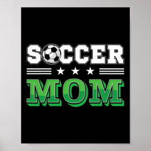 Affiche Maman de footballeur Famille Tenue de naissance as