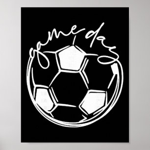 Affiche Maman de footballeur parent de jour de match