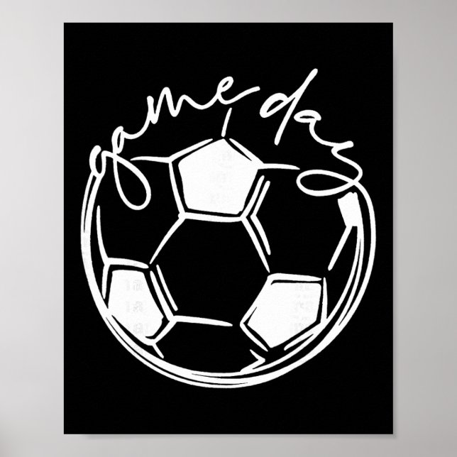 Affiche Maman de footballeur parent de jour de match  (Devant)