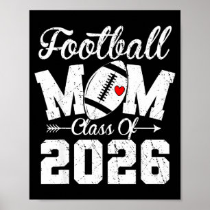 Affiche Maman de footballeur senior drôle promotion de fin